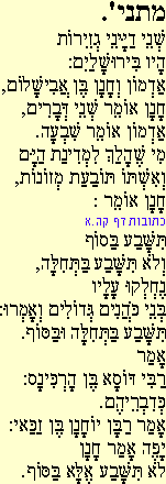 Mishna 104b - 105a